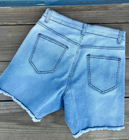 Aztec Denim Shorts- SALE