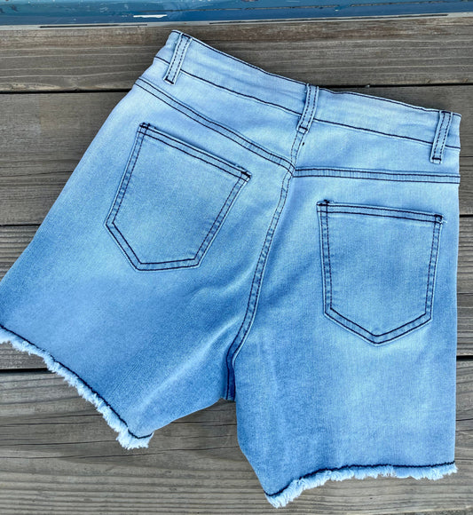Aztec Denim Shorts- SALE