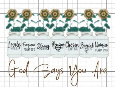 God says you are sublimation transfer Paper