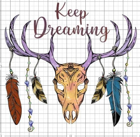 Keep Dreaming dream catcher sublimation transfer Paper