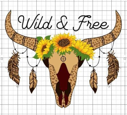 Wild & Free sublimation transfer paper