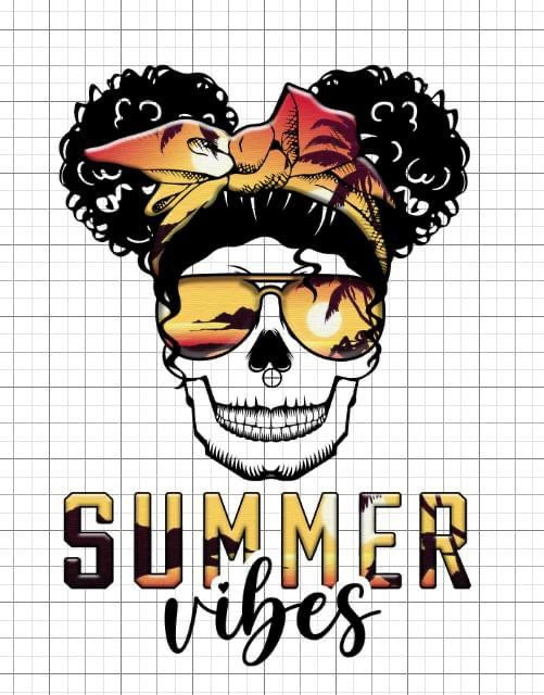Summer vibes sublimation transfer paper