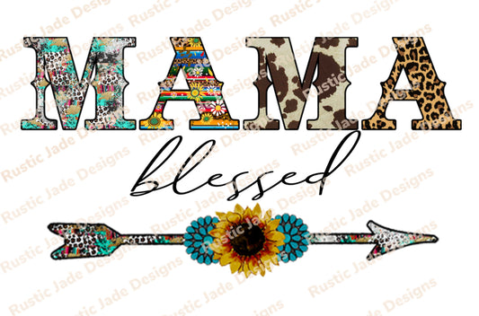 Blessed Mama sublimation transfer Paper