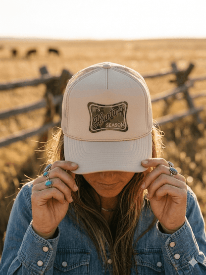 It's Hunting Season Patch Trucker Hat