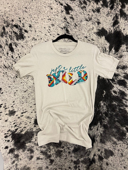 Just a Little Wild Aztec Graphic T-shirt