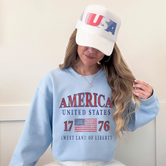 America United States 1776 Crewneck Sweatshirt