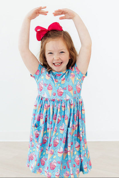 Delightful Desserts S/S Pocket Twirl Dress