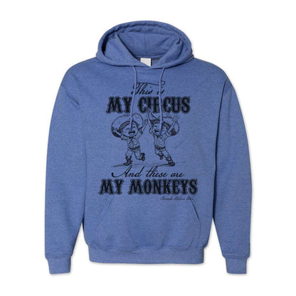 My Circus My Monkeys - Adult Unisex Western Pullover Hoodie