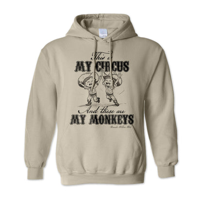 My Circus My Monkeys - Adult Unisex Western Pullover Hoodie