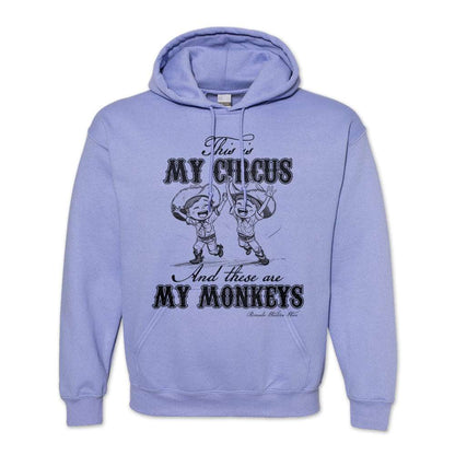 My Circus My Monkeys - Adult Unisex Western Pullover Hoodie