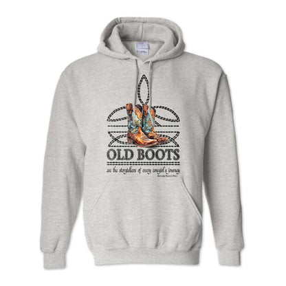 Old Boots Cowgirl - Adult Women's Western Pullover Hoodie