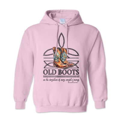 Old Boots Cowgirl - Adult Women's Western Pullover Hoodie