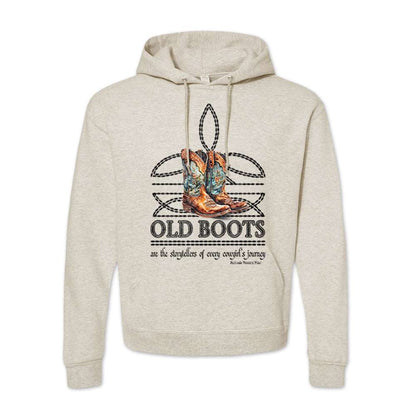 Old Boots Cowgirl - Adult Women's Western Pullover Hoodie