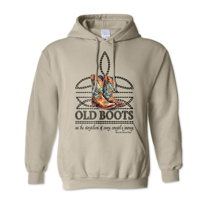 Old Boots Cowgirl - Adult Women's Western Pullover Hoodie