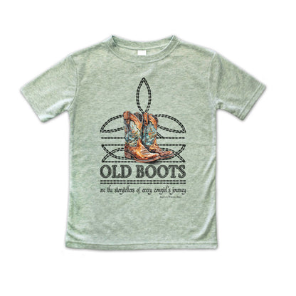 OLD BOOTS Cowgirl Boot Stitch Toddler Western Tee