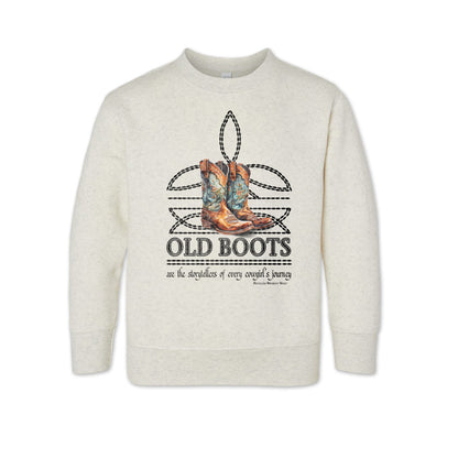 OLD BOOTS Boot Stitch Cowgirl Toddler Western Sweatshirt