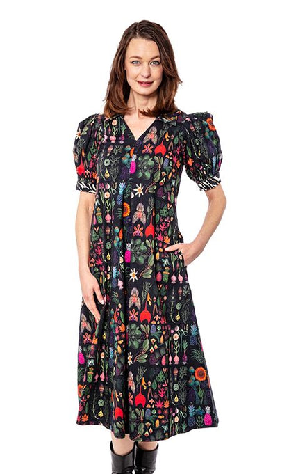 Montauk Dress Botanical Print