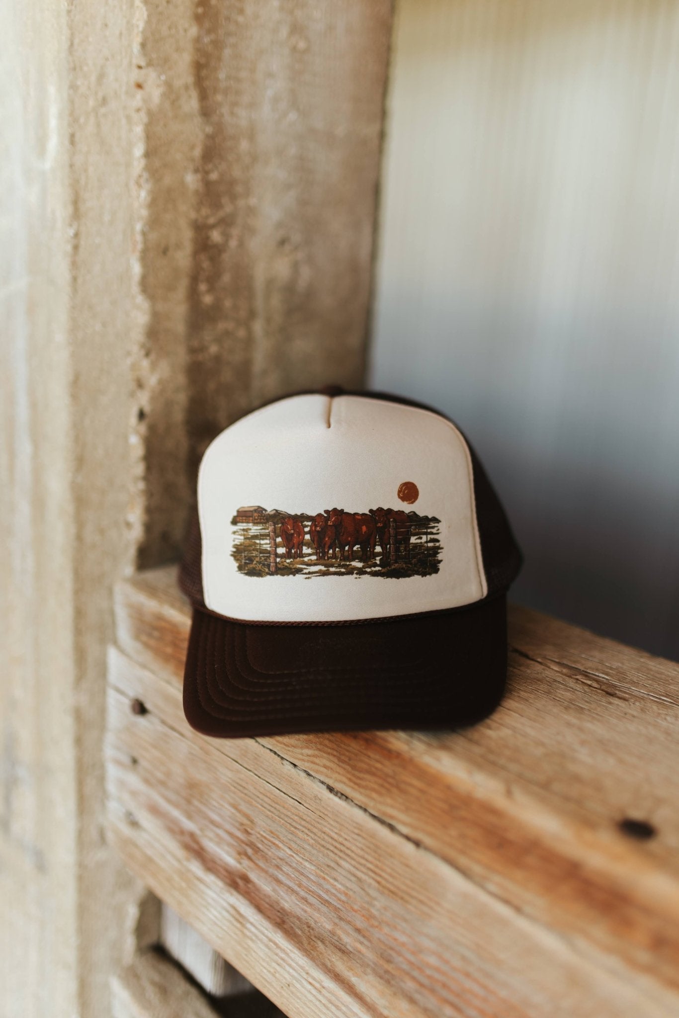 Pasture Red Angus Trucker Hat