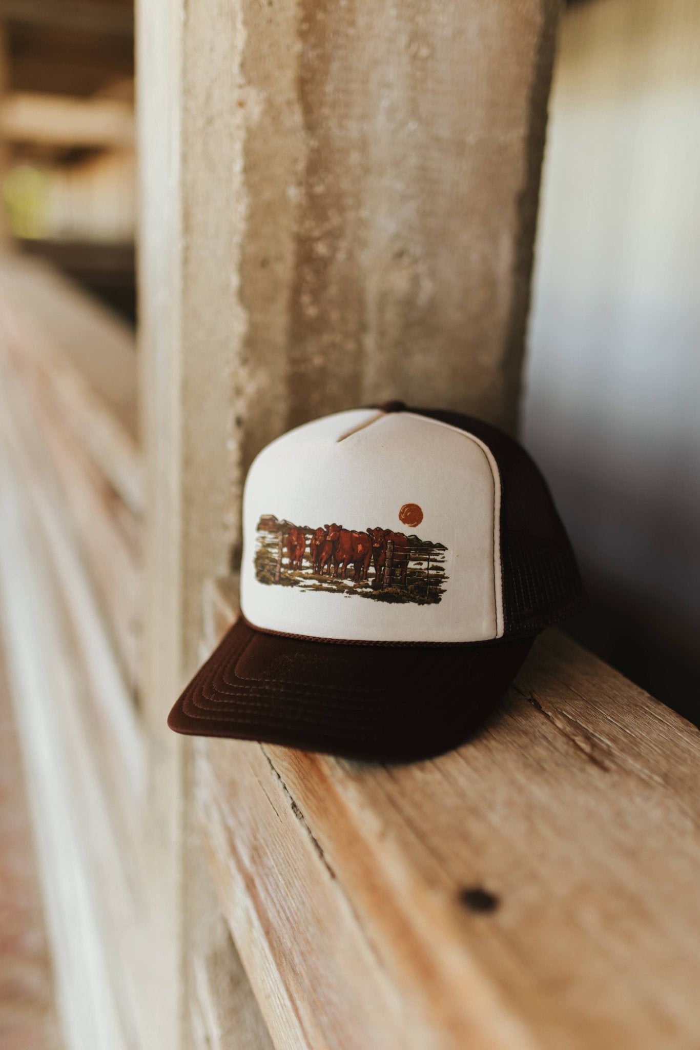 Pasture Red Angus Trucker Hat