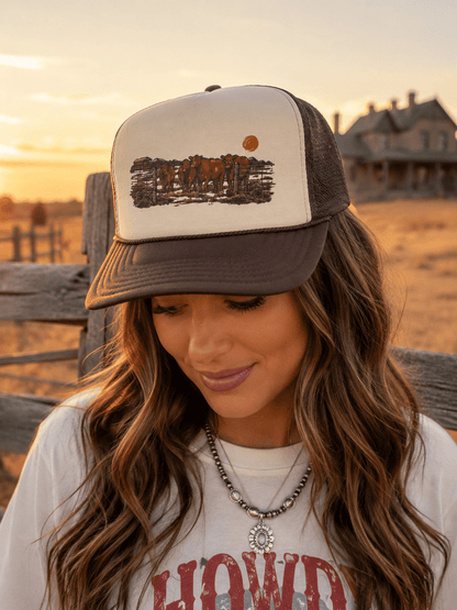 Pasture Red Angus Trucker Hat
