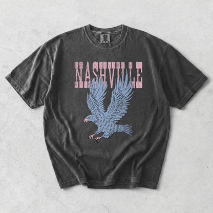 Nashville Eagle Graphic Tee | Vintage Country Concert Shirt