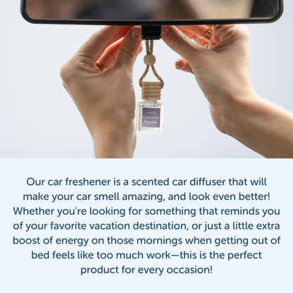 Pistachio & Salted Caramel Scented Car Freshener