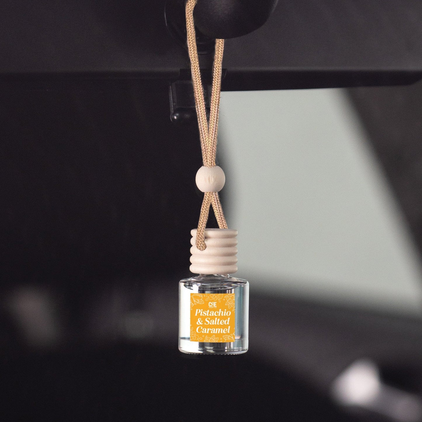 Pistachio & Salted Caramel Scented Car Freshener