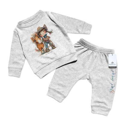 Pony Pals Cowgirl - Infant Girls Western 2 Piece Sweatsuit