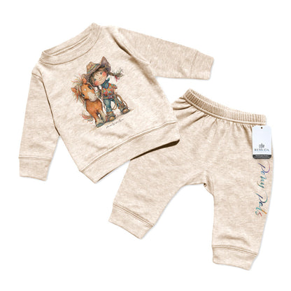 Pony Pals Cowgirl - Infant Girls Western 2 Piece Sweatsuit