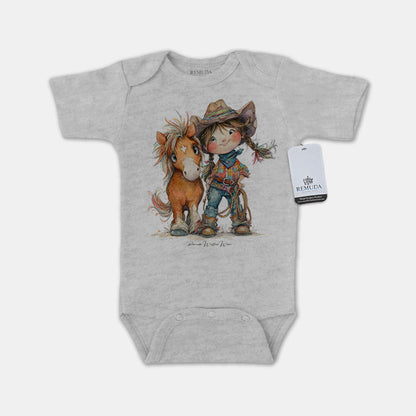 Pony Pals Cowgirl - Infant One Piece Western Romper