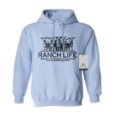 Ranch Life: Where Vacations Go To Die - Adult Unisex Western Hoodie