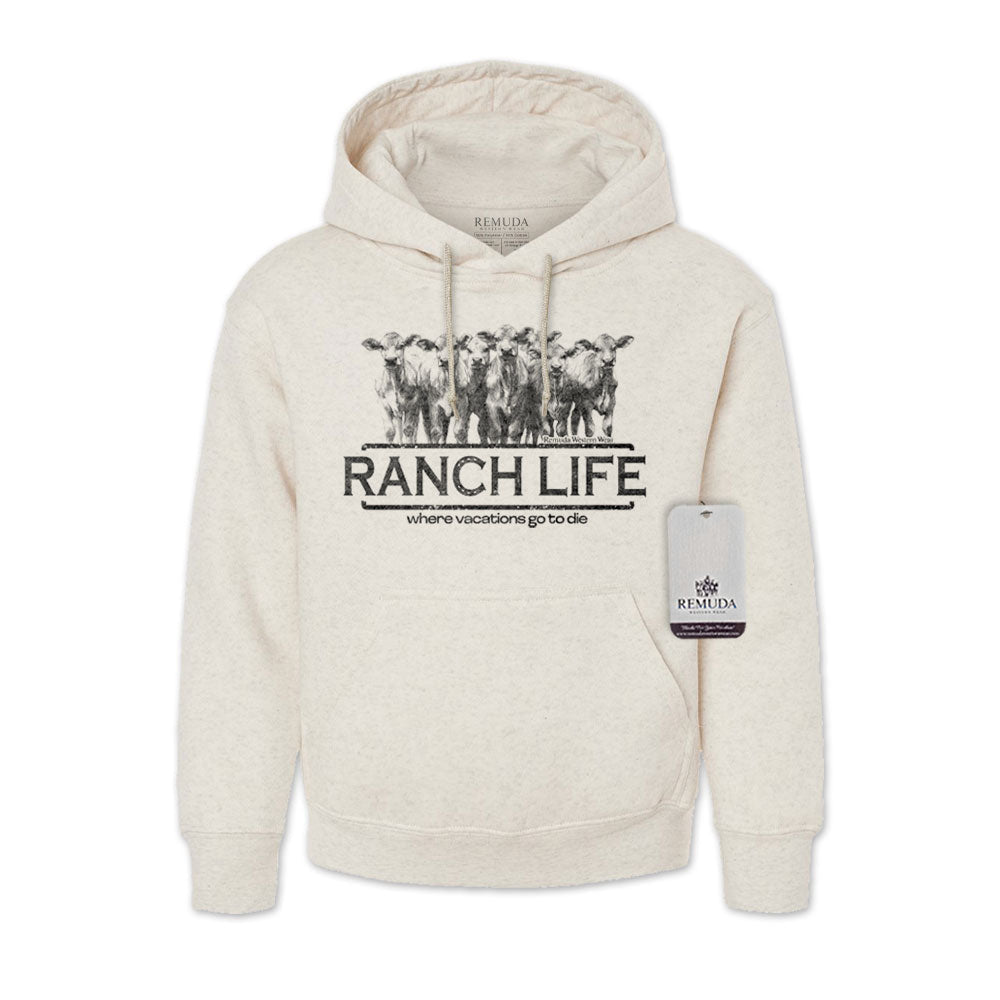 Ranch Life: Where Vacations Go To Die - Adult Unisex Western Hoodie