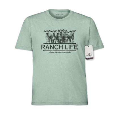 Ranch Life: Where Vacations Go To Die - Adult Unisex Western Tee T-Shirt