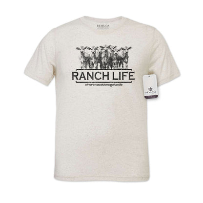Ranch Life: Where Vacations Go To Die - Adult Unisex Western Tee T-Shirt