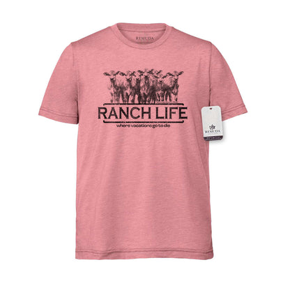 Ranch Life: Where Vacations Go To Die - Adult Unisex Western Tee T-Shirt