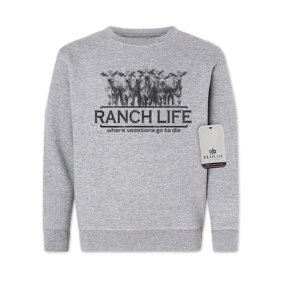 Ranch Life: Where Vacations Go to Die - Western Youth Sweatshirt