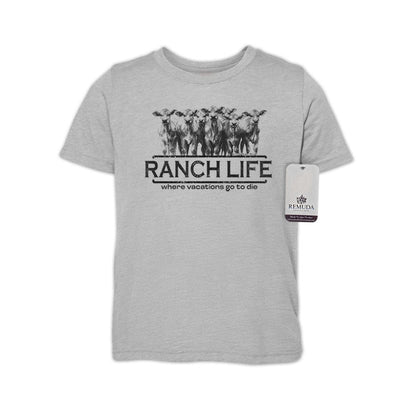 Ranch Life: Where Vacations Go to Die - Youth Western Tee T-Shirt