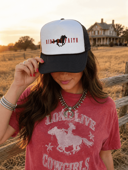 Ride By Faith Trucker Hat