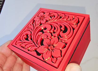 Baha Ranch 3D Tooled Gift Box - choice of colors and sizes