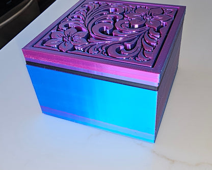 Baha Ranch 3D Tooled Gift Box - choice of colors and sizes