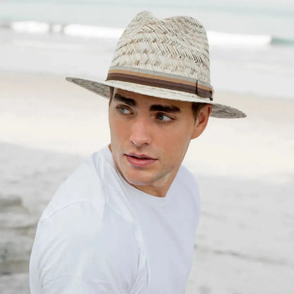 Peter Grimm Samba - Straw Fedora Hat