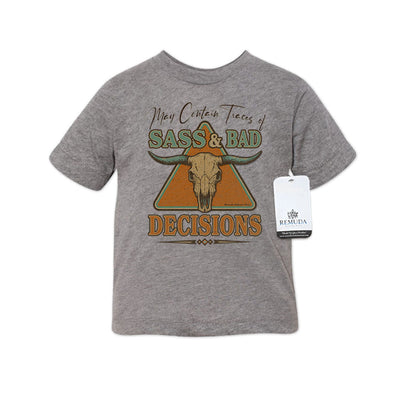 Sass & Bad Decisions - Western Toddler Tee T-Shirt
