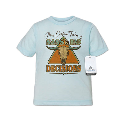 Sass & Bad Decisions - Western Toddler Tee T-Shirt