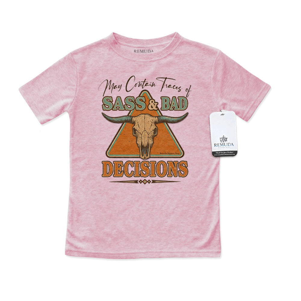 Sass & Bad Decisions - Western Toddler Tee T-Shirt