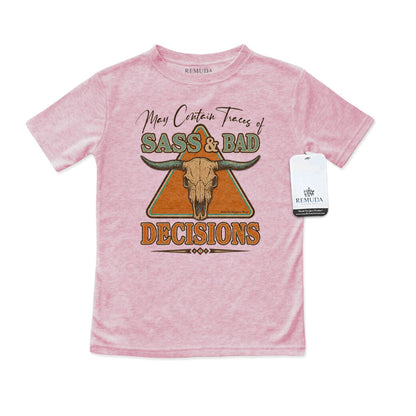 Sass & Bad Decisions - Western Toddler Tee T-Shirt