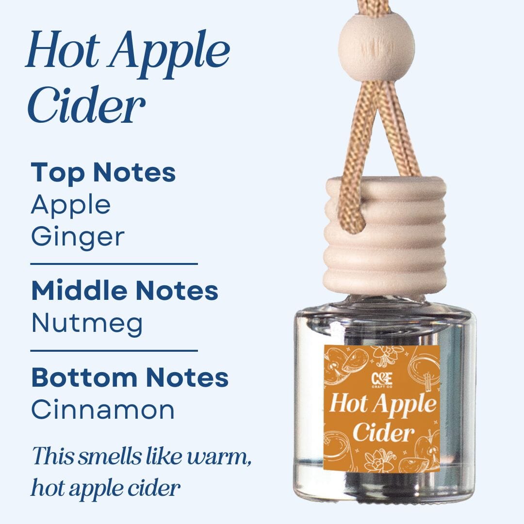 Hot Apple Cider Scented Car Freshener