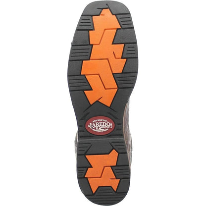 Laredo Hawke (Safety Toe) - Men's Leather Cowboy Work Boot (Closeout)