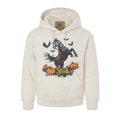 SPOOKY Adult Unisex Western Horse Halloween Pullover Hoodie