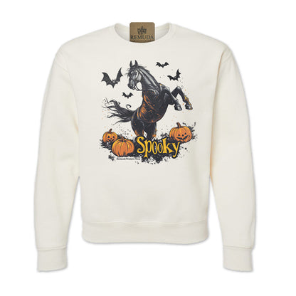 SPOOKY Western Horse Adult Unisex Halloween Sweatshirt