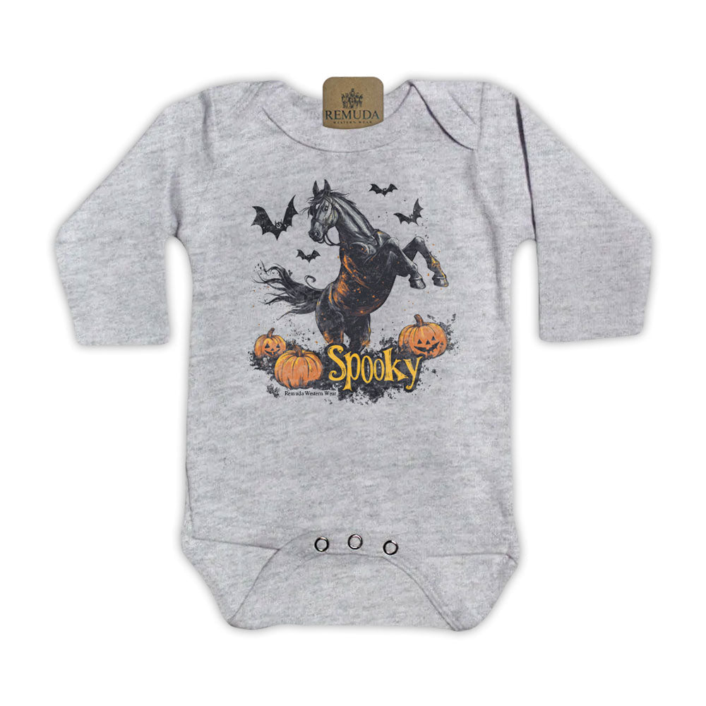 SPOOKY Horse Infant Western One Piece Halloween Romper